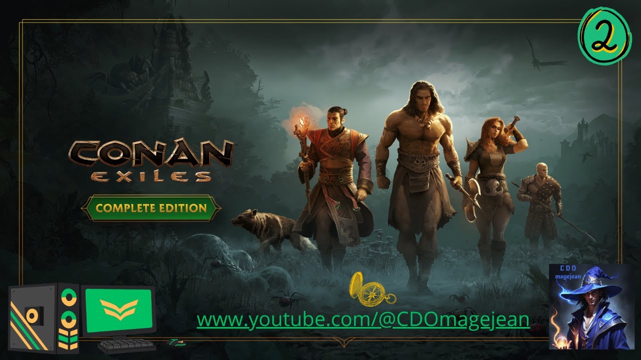 Conan Exiles serv InTGames pve sans mod ep 2