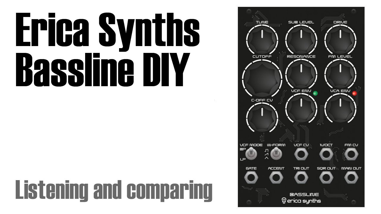 Erica Synths Bassline - DIY edition