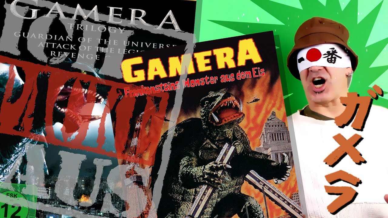 GAMERA der freundliche KUMPEL von GODZiLLA (4 neue DVDs) Fun-Unboxing