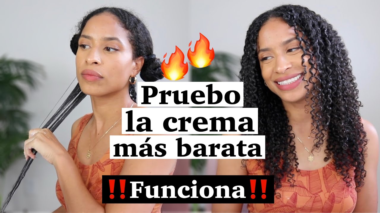 Pruebo la crema MÁS BARATA PARA RIZOS del súper ¡funciona!  :: FRIZZYDESI