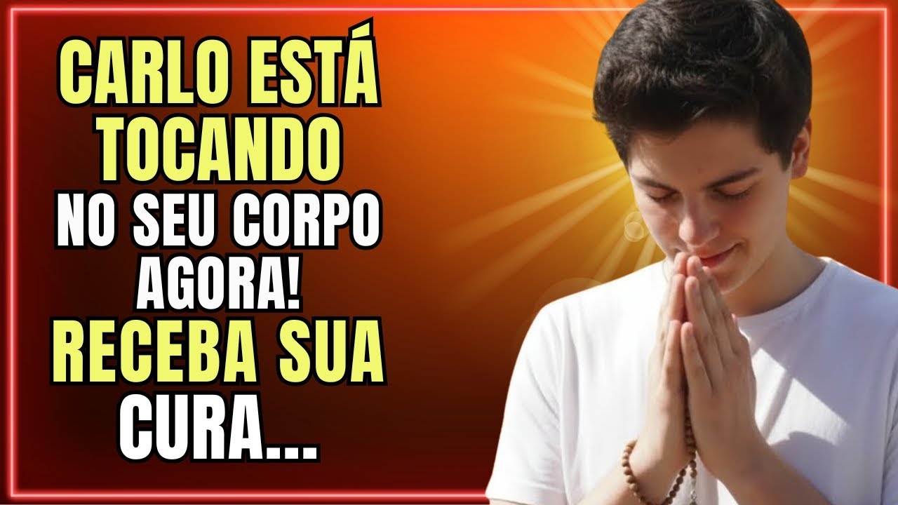 ✨🙏 Ao ouvir esta oração poderosa, sinta a presença de Carlo Acutis trazendo cura para você.🙌💕