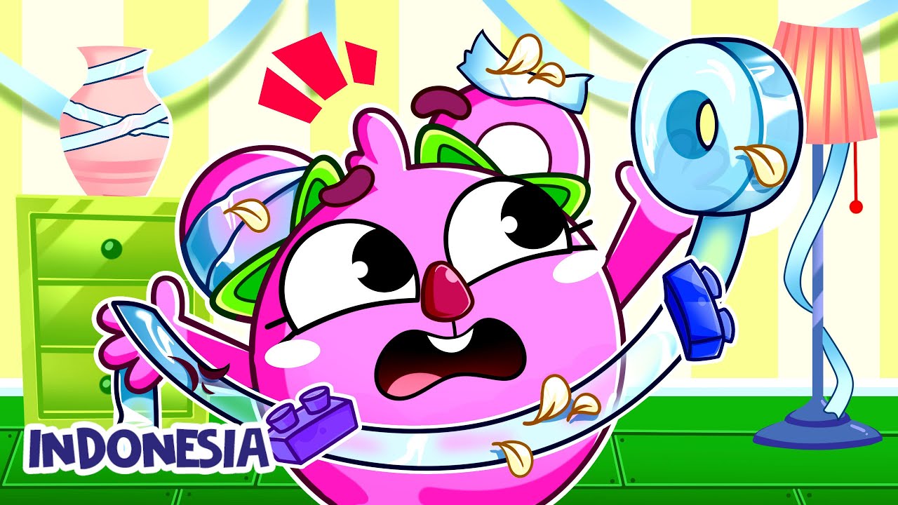 Permen Karet yang Lengket 🍬 Kebiasaan Baik | Lagu Anak Lucu 😻🐨🐰🦁 oleh Baby Zoo Indonesia