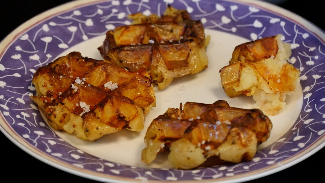 Les gaufres de pommes de terre (avec sa sauce)