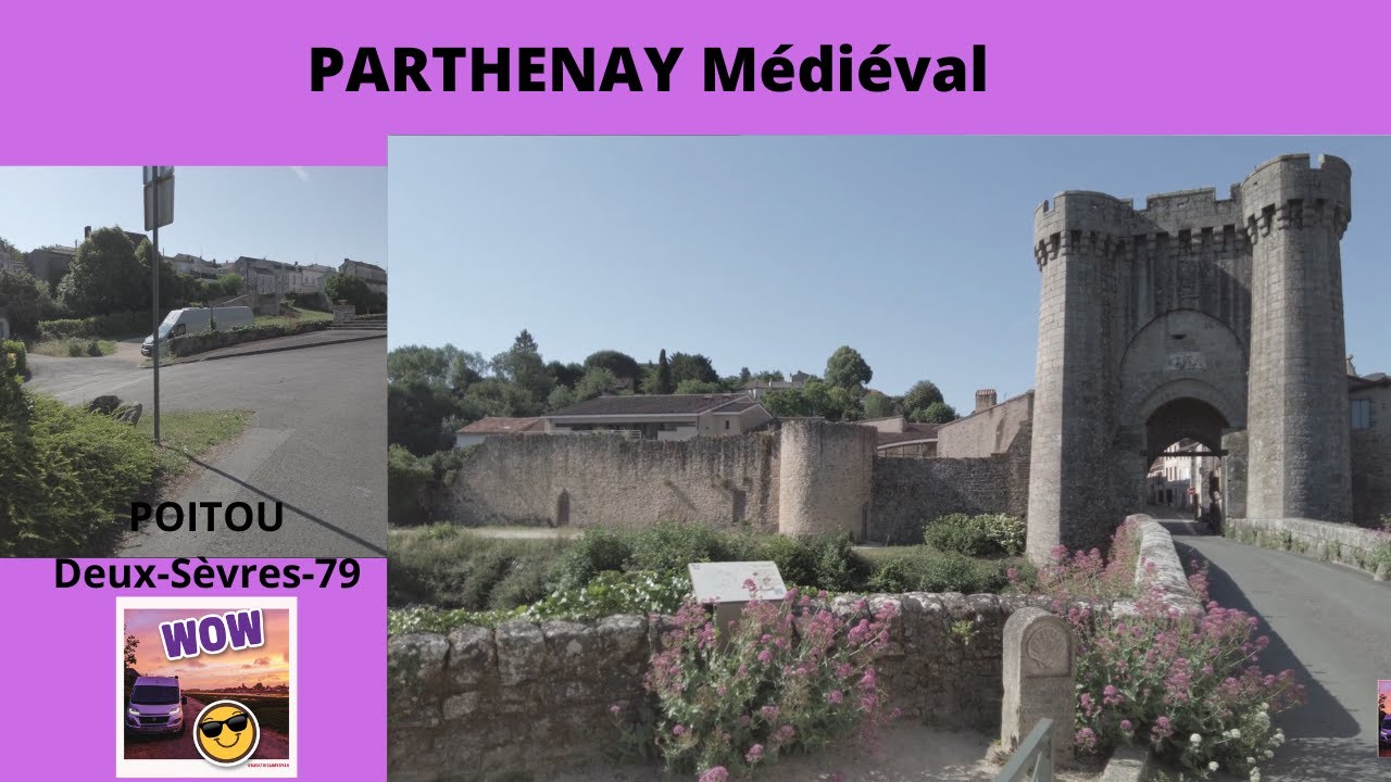 #PARTHENAY médiéval, Deux-Sèvres, en #fourgonaménagé