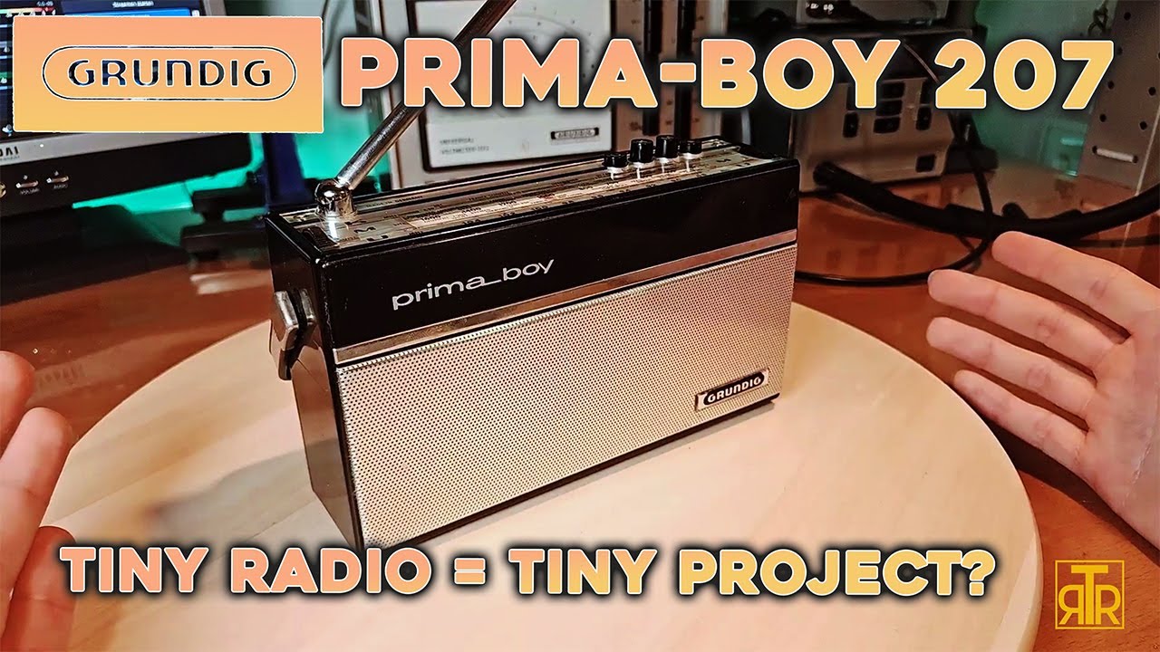 This radio is small, but the work it needs is not - Grundig Prima-Boy 207