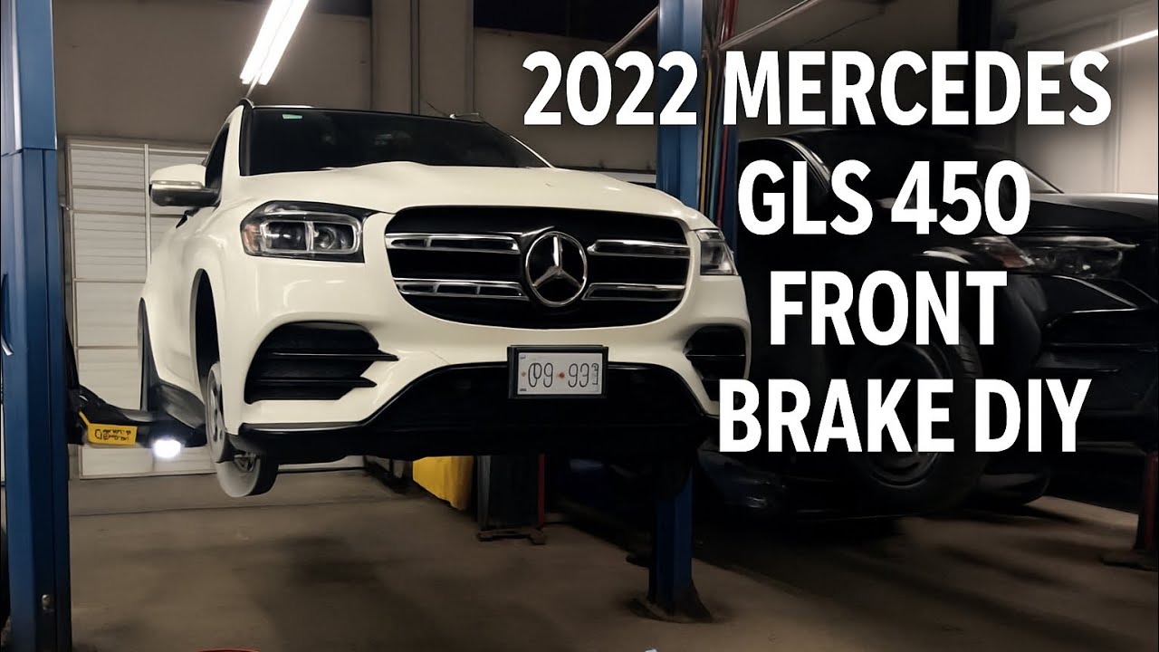 Ремонт переднего тормоза своими руками на Mercedes GLS 450 2022 года — сэкономьте $$$ дома!