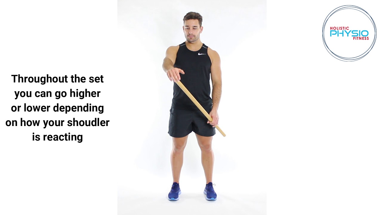 Active assisted shoulder flexion