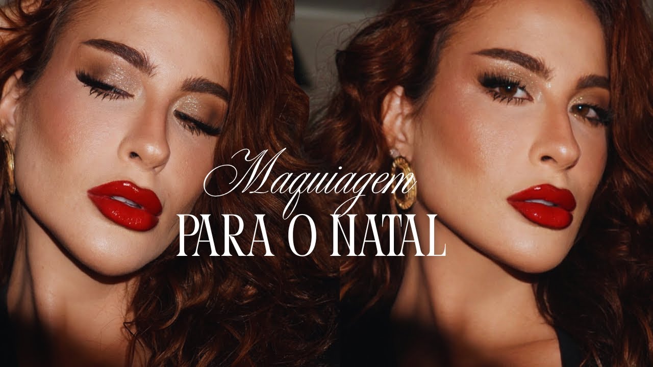 Maquiagem Fácil para o Natal ♥️🎄
