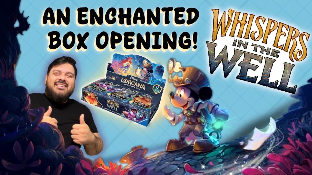 OUR LUCK IS SO BACK! Lorcana: Whispers in the Well Unboxing | #lorcana #whispersinthewell #tcg