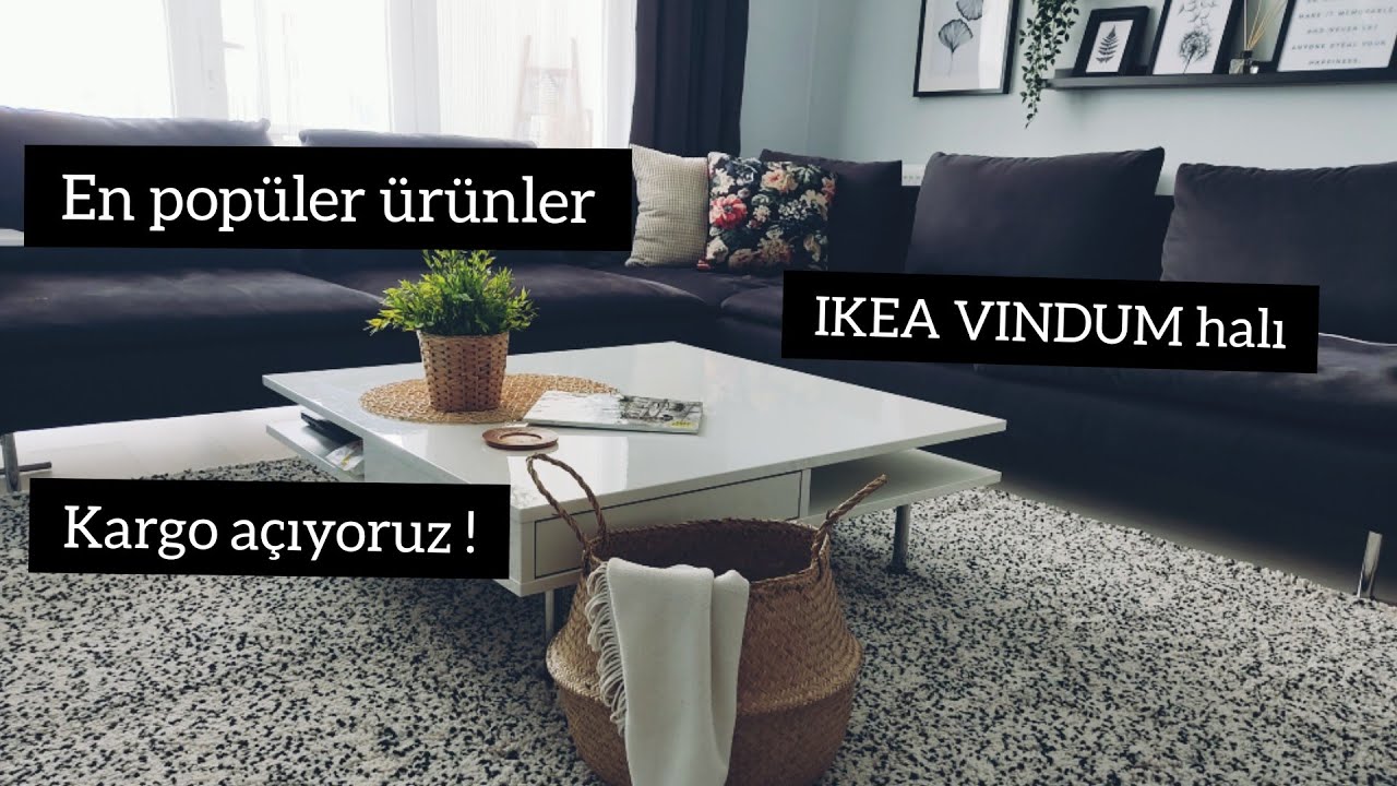 IKEA kargo | VINDUM halı | kutudan neler çıktı?