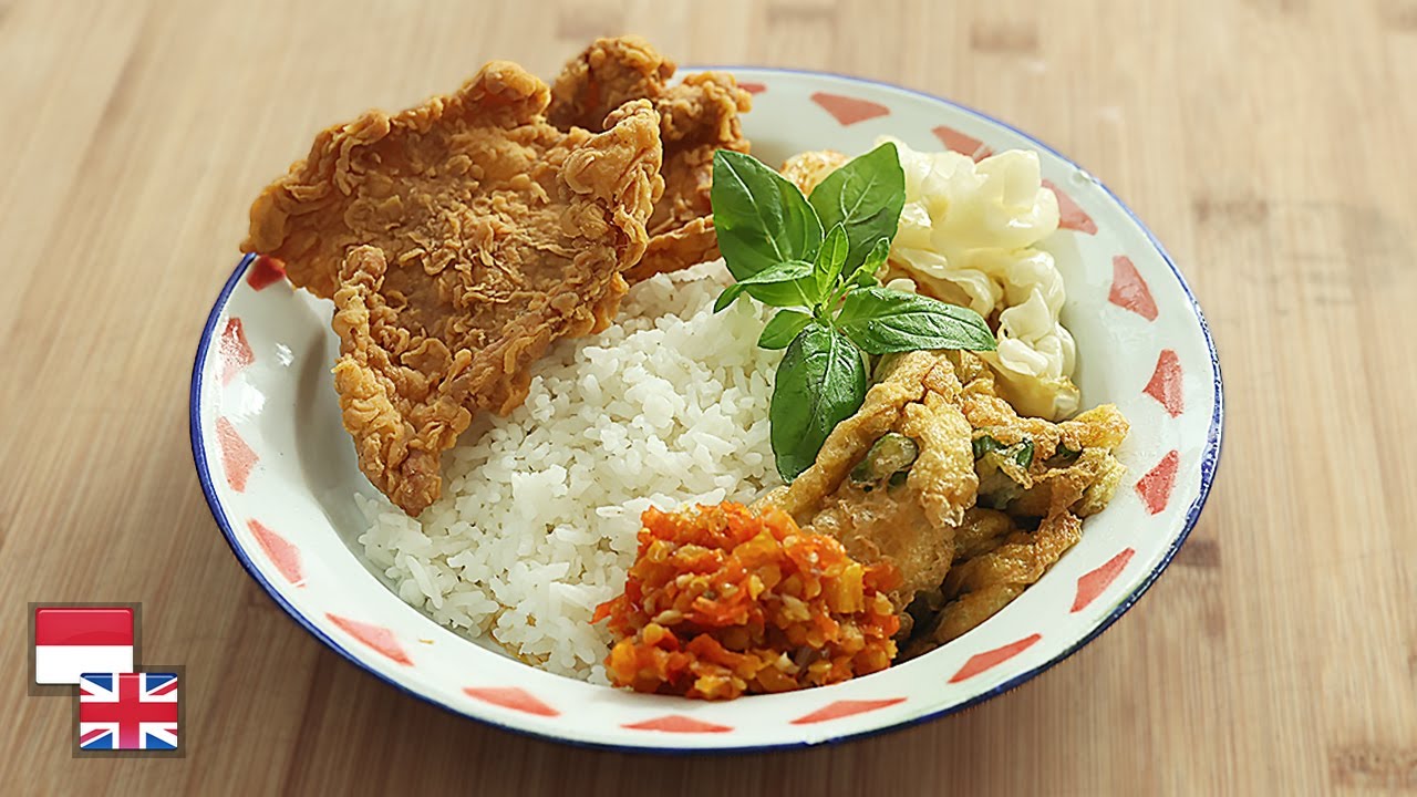 Murah Bukan Murahan! Resep NASI KULIT AYAM KRISPI SAMBAL GLEDEK : 100% Renyah & Gurih