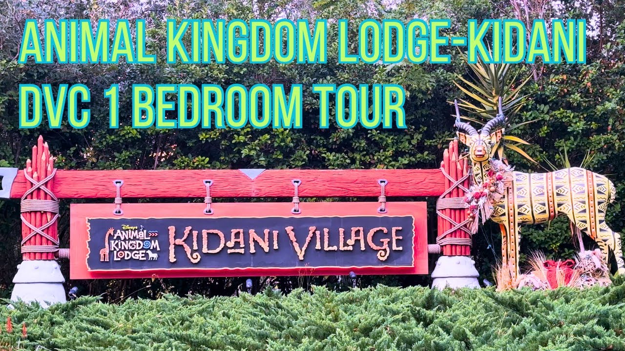 Disney&rsquo;s Animal Kingdom Lodge Kidani DVC One Bedroom Tour | Walt Disney World
