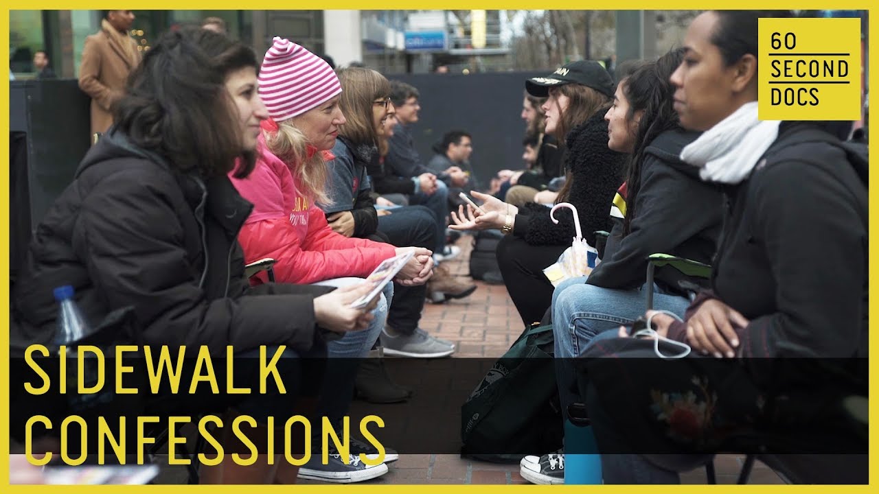 Sidewalk Confessions | Sidewalk Talk // 60 Second Docs