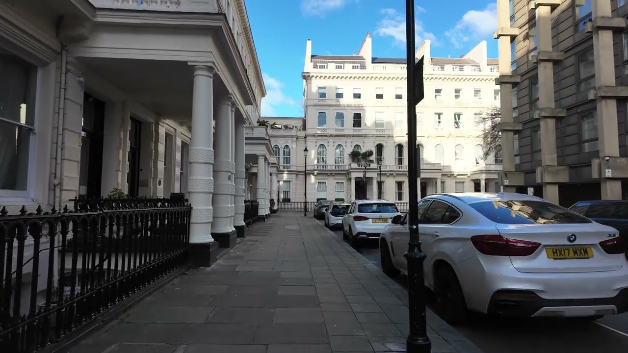 Royal Albert Hall to Italian Gardens | Kensington Gardens 4K London POV Walk