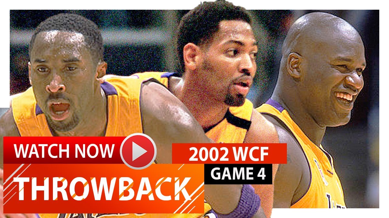 Kobe Bryant, Shaquille O'Neal & Robert Horry WCF Game 4 Highlights vs Kings 2002 Playoffs - EPIC!