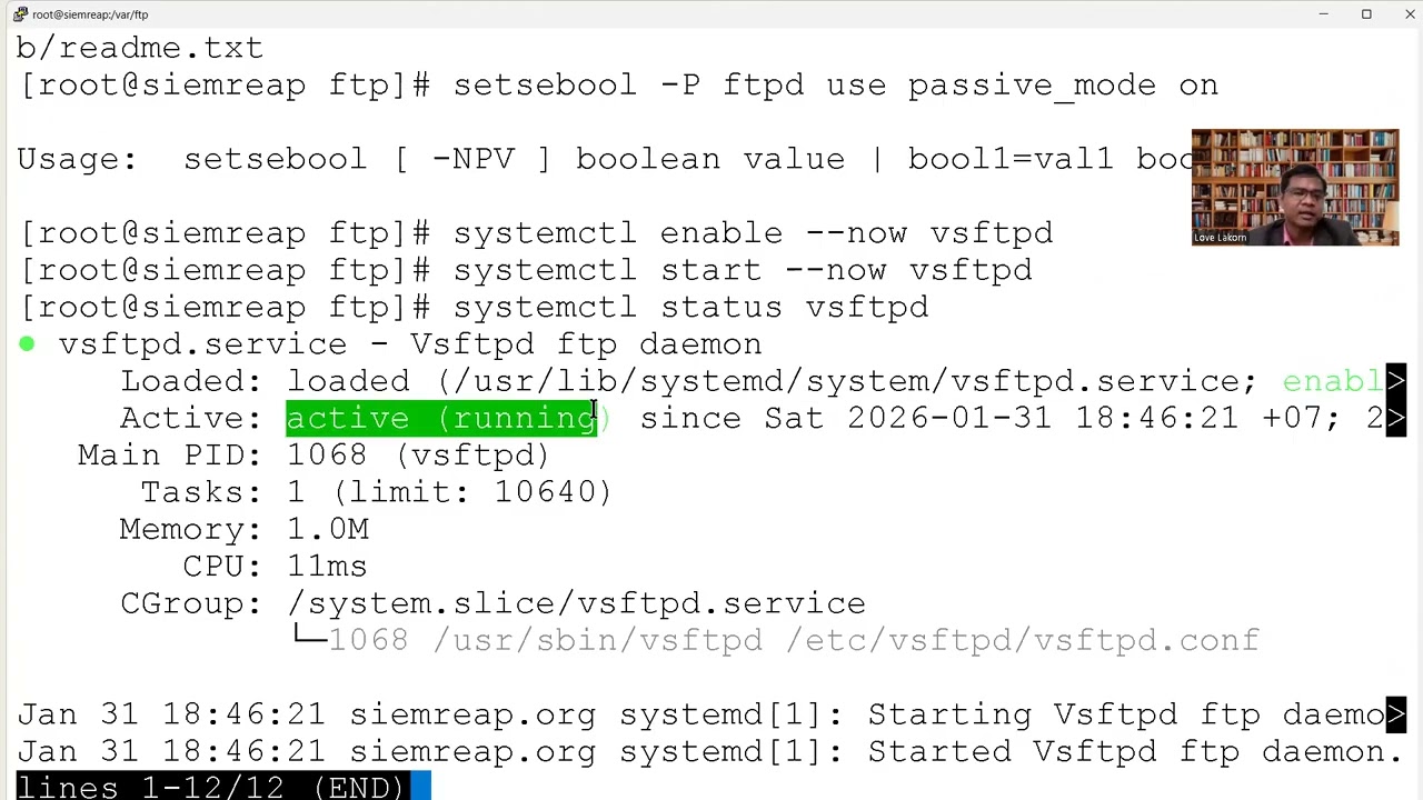 របៀបតម្លើង FTP Server លើ CentOs-9 [How to Install and Configure FTP Server?]