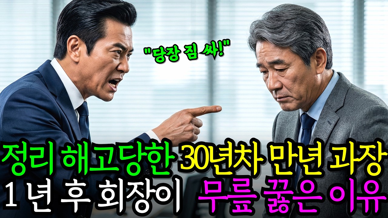 30년차 만년 과장을 해고한 회사, 1년 후 회장님이 찾아와 무릎을 끓은 진짜 이유ㅣ인생사연ㅣ시니어사연ㅣ감동사연 오디오북