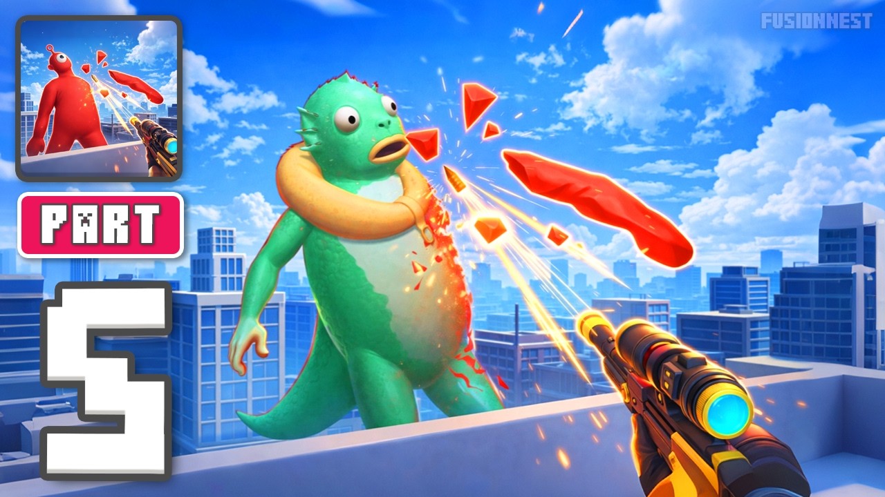 Shoot Giants: Hunting Bigfoot - Gameplay Walkthrough Part 5 - Track Aim Take Down (iOS, Android)