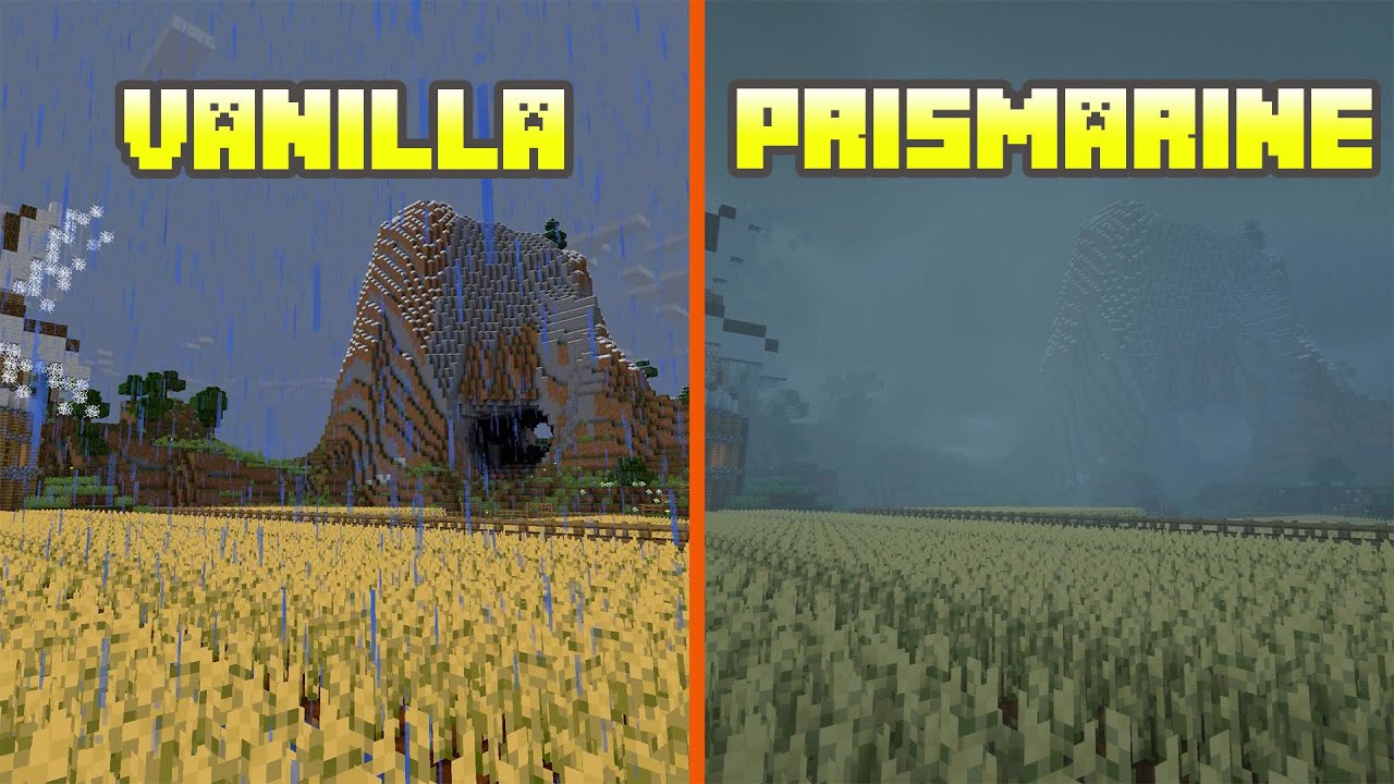 Vanilla vs Prismarine 5.0 | Shader Comparison