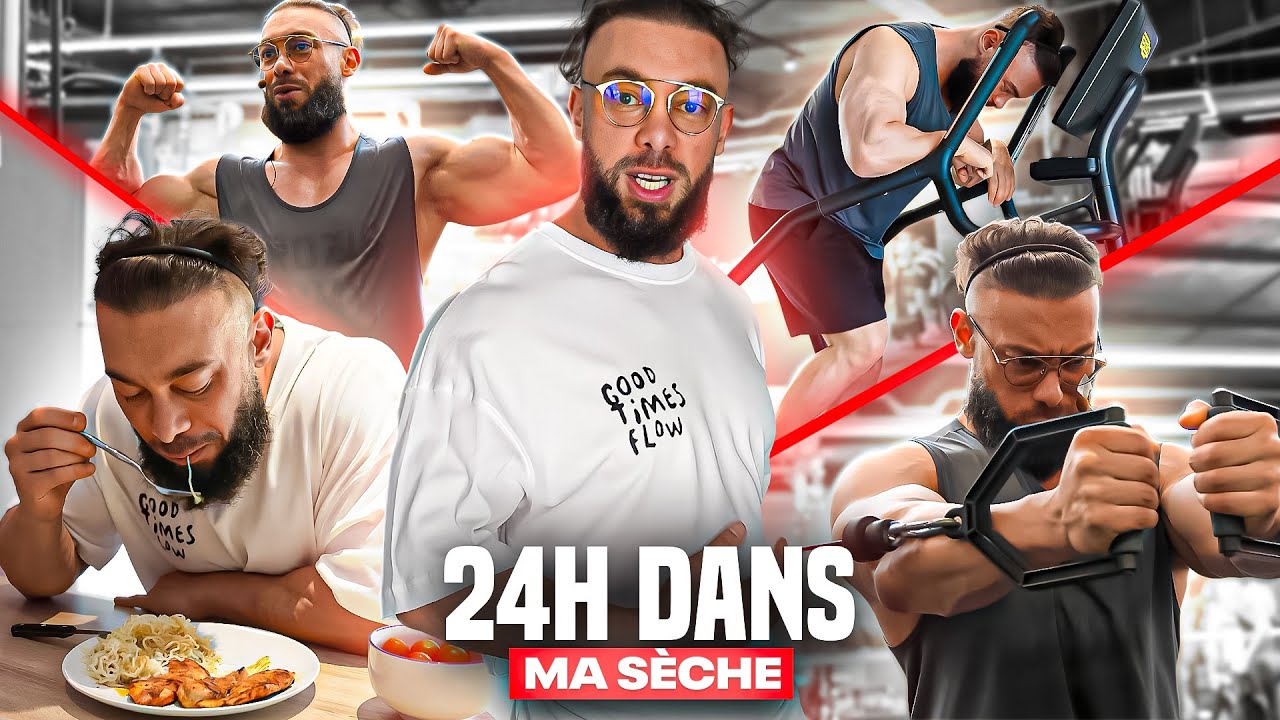 SÈCHE EXTRÊME, 89 KILO SUR LA BALANCE ; MA JOURNÉE COMPLÈTE