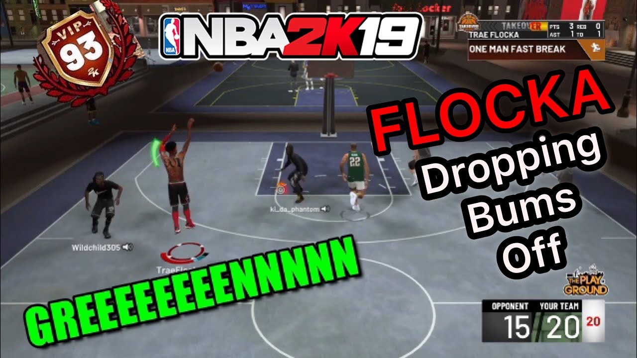 Уморительные споры! NBA 2K19! Флока против команды &laquo;Бомж&raquo;! Выбыли три раза подряд! #GOMFSFB