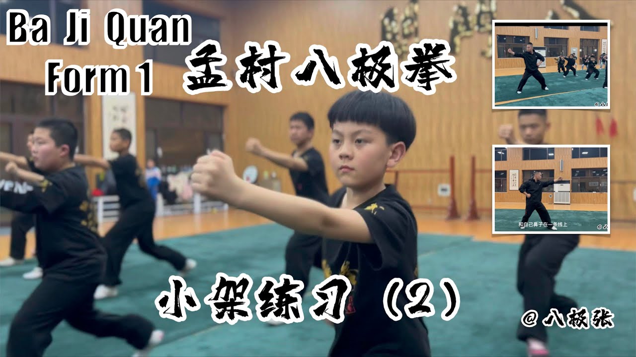 Baji Quan【Chinese Martial Arts/Kung Fu】Tutorial Session8 Form1 Group Training: 八极拳教学 小架一路 集体练习2