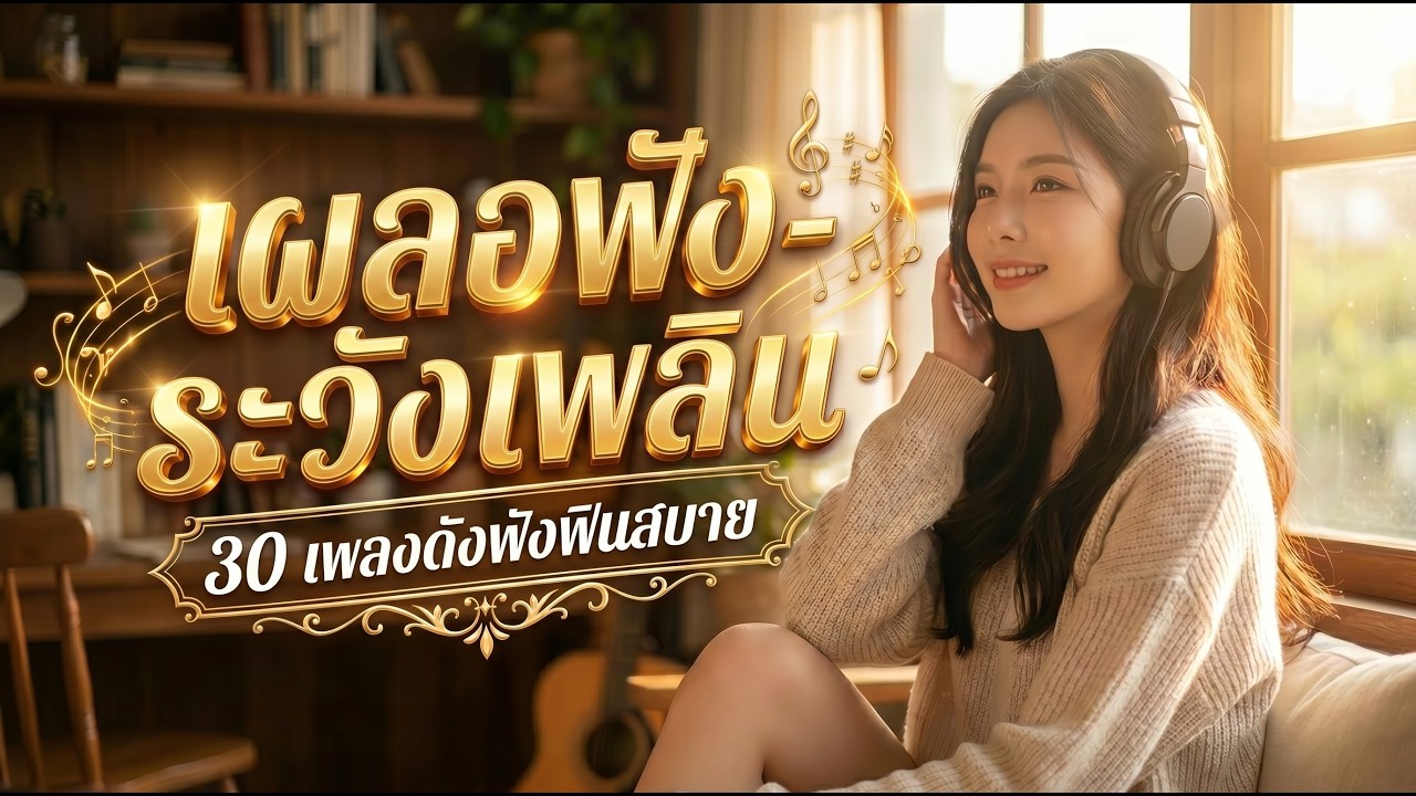 เผลอฟัง-ระวังเพลิน | รวม 30 เพลงอะคูสติคคัฟเวอร์ ฟังสบายตอนเดินทาง/ทำงาน