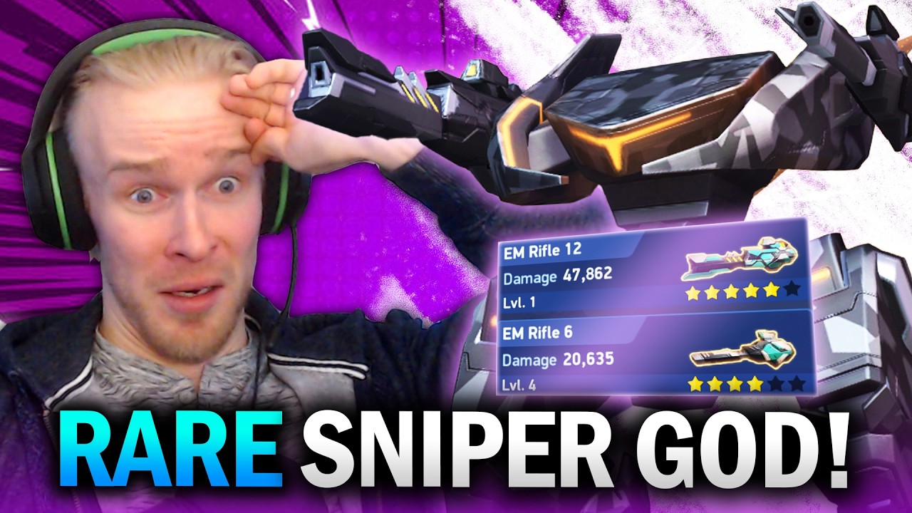 This Rare Mech CAN CARRY GAMES with EM Rifles! Ultimate Budget Sniper in Mech Arena