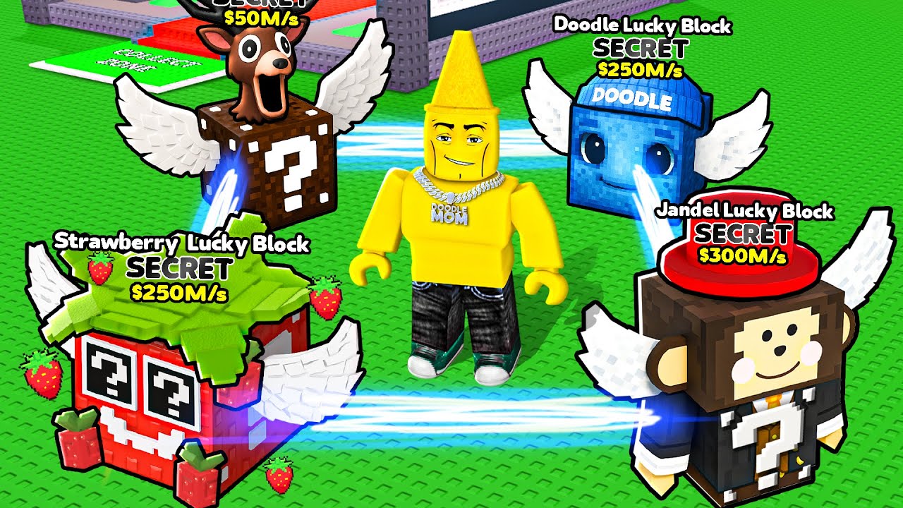 Steal a Brainrot, But LUCKY BLOCKS ONLY