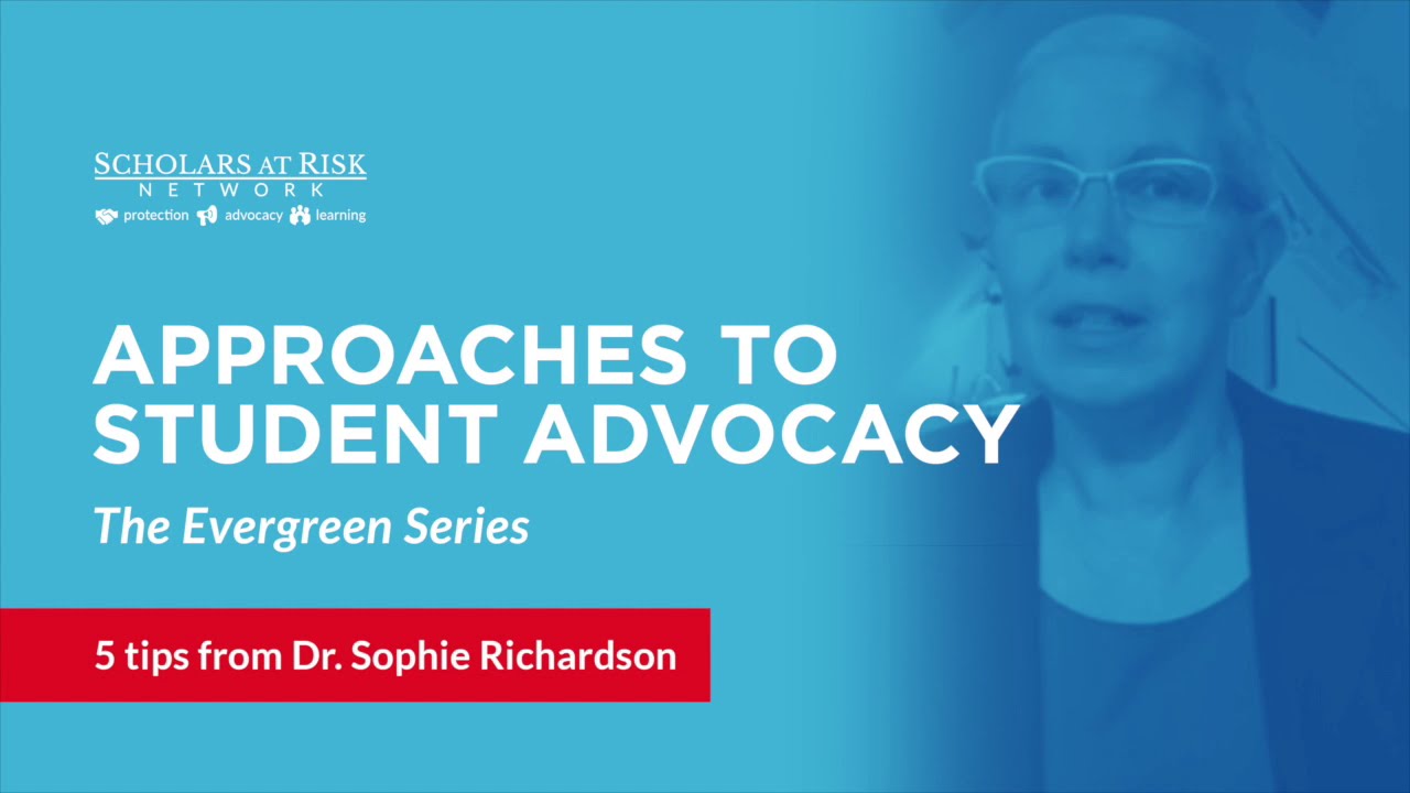 Approaches to Student Advocacy: 5 tips from Dr. Sophie Richardson