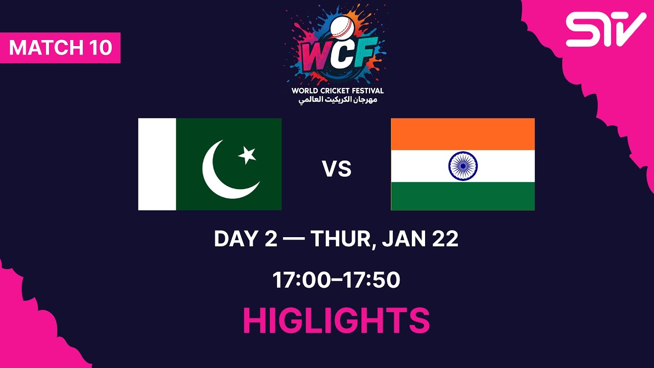 Full Highlights | PAK Vs IND | Match 10 | WCF - Double Wicket World Cup 2026 | Day 2 | M9D1H