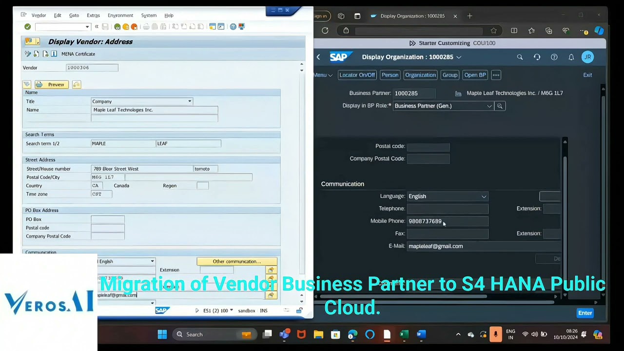 Migrate ECC Vendor Data to S4 HANA Supplier Business Partner(Supplier Master Data)