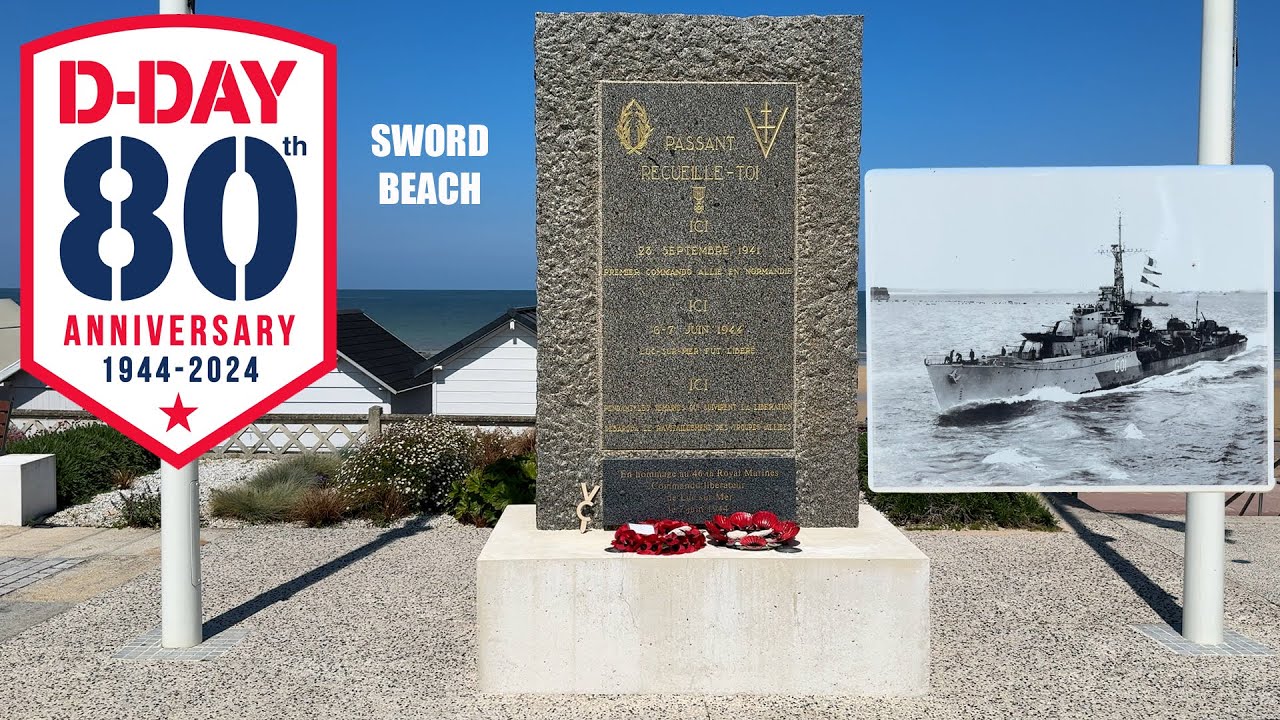 Sword Beach Luc-sur-Mer - D-Day 80th Anniversary