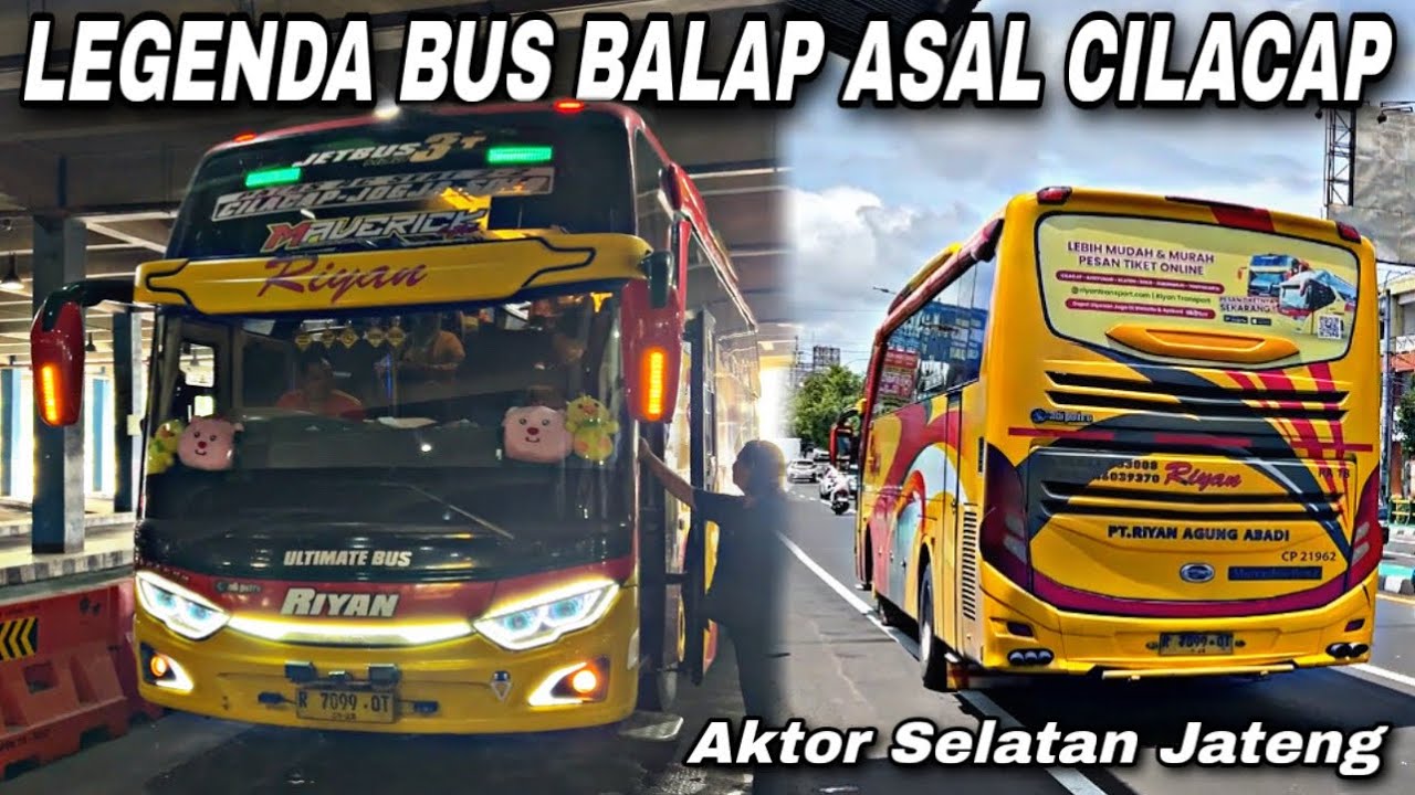 Legenda Bus Balap Asal Cilacap 🔥 Aktor Selatan Jateng ❗️| trip Riyan RA 18 “ Maverick Style “