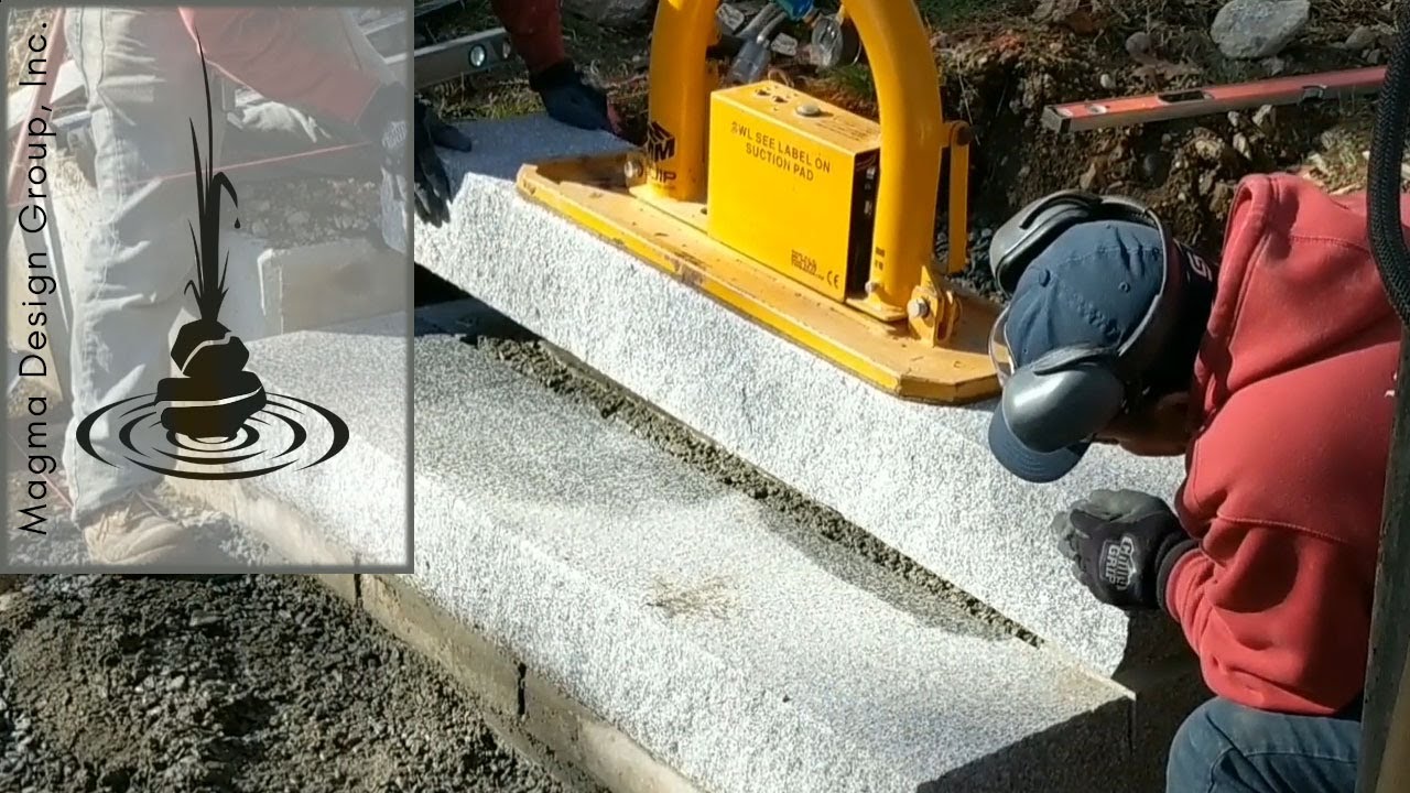 How To Install Granite Slab Steps