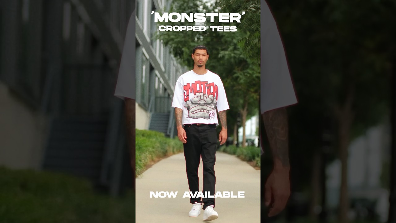 New monster cropped tees available now! FAST SHIPPING 📦🚚 #streetwear #menfashion #fashion