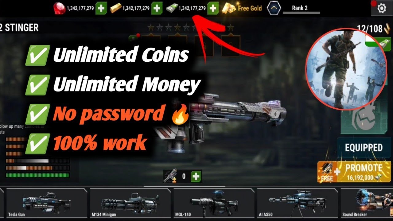 Dead Target Mod all guns unlocked | Versi 4.104.0  - Bisa Beli Pemain,Unlimited Money