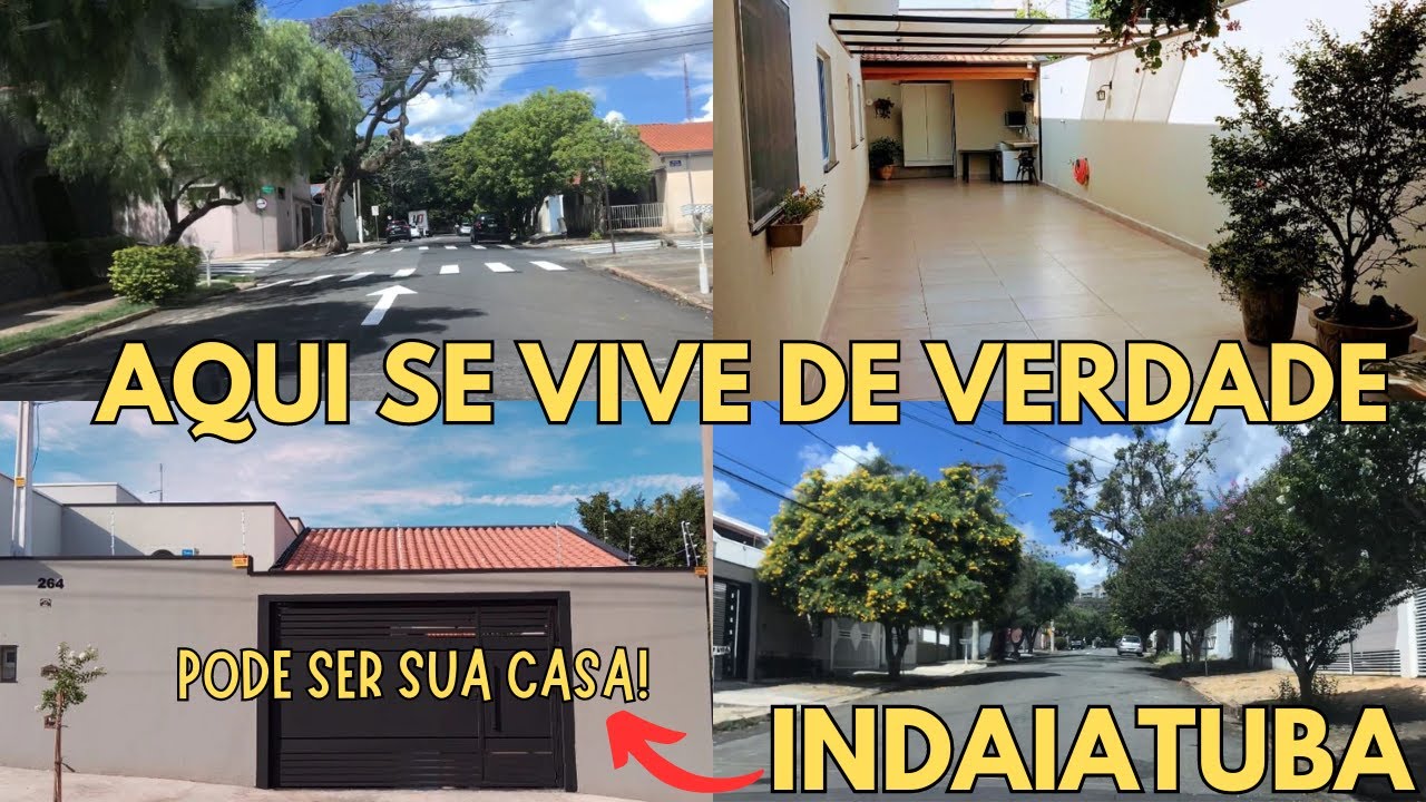 COMO É MORAR EM INDAIATUBA | CASA NO CENTRO