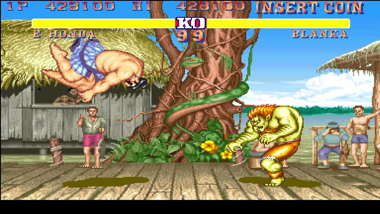 Street Fighter 2 Honda one coin Clear
