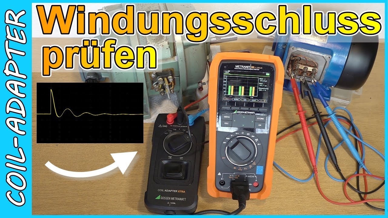 Elektromotor auf Windungsschluss prüfen | Transformator, Spule messen | Metrawatt IM E-Drive, How to
