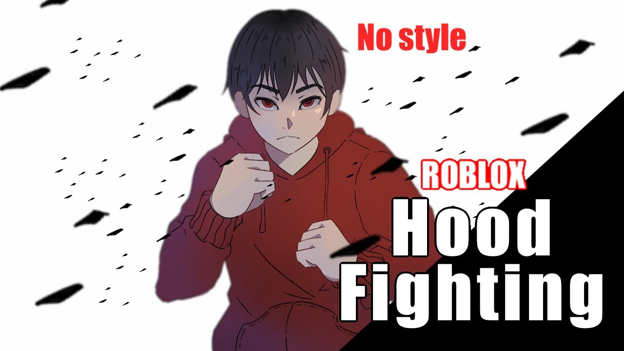 Fighting without a style | ROBLOX Hood Fighting