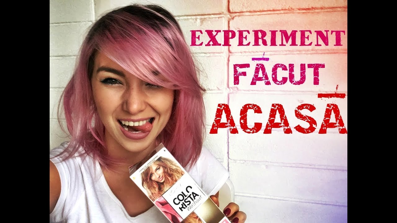 Cum sa-ti faci parul roz acasa? Colorista - random Vlog 2