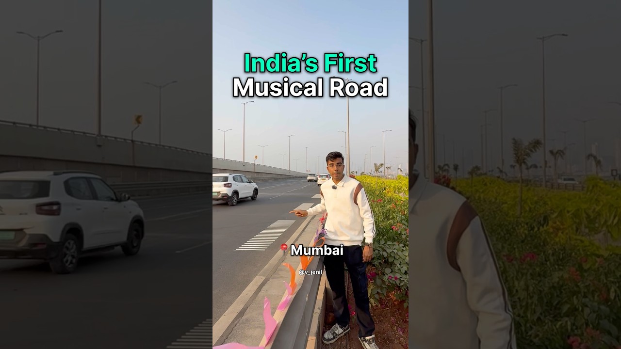 Musical Road in Mumbai 😍 First Time in India #shorts