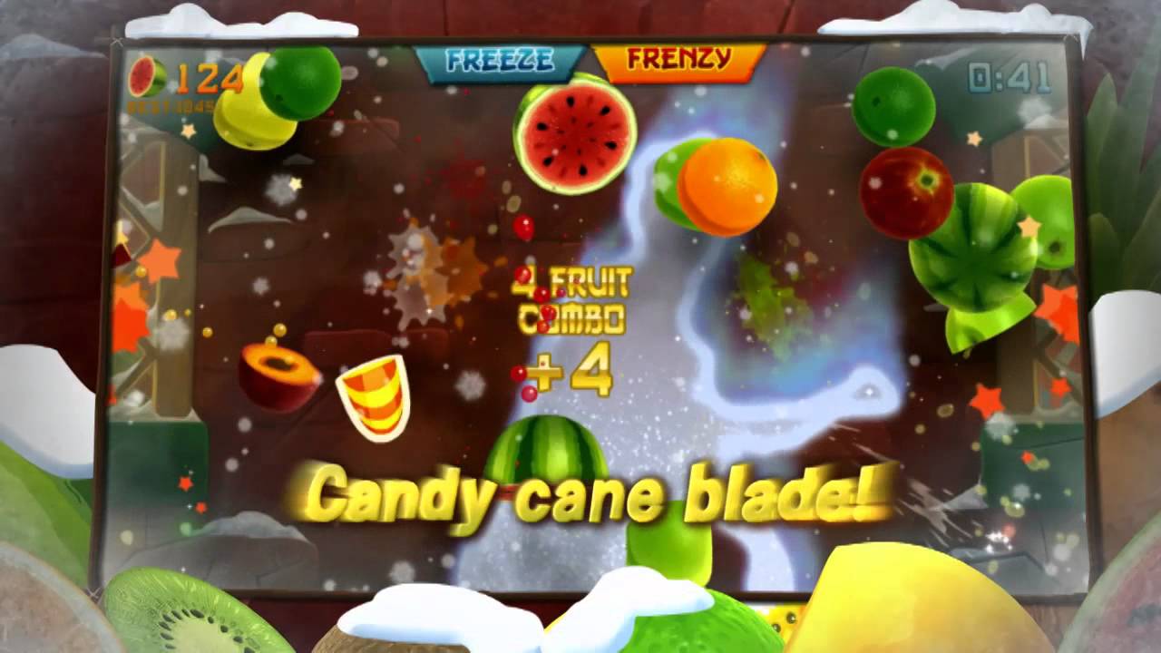 Fruit Ninja Kinect - Free Xmas DLC Trailer