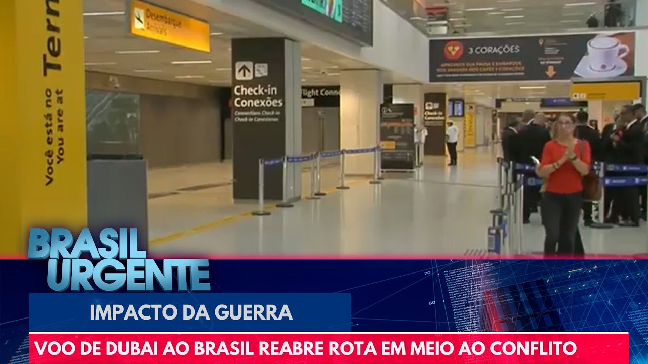 Primeiro voo do Oriente Médio ao Brasil desde o inicio da guerra é realizado | Brasil Urgente