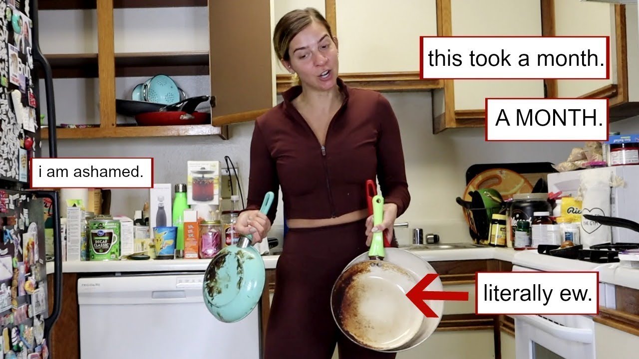 CLEANING MY KITCHEN FOR THE FIRST TIME IN 3 YEARS!