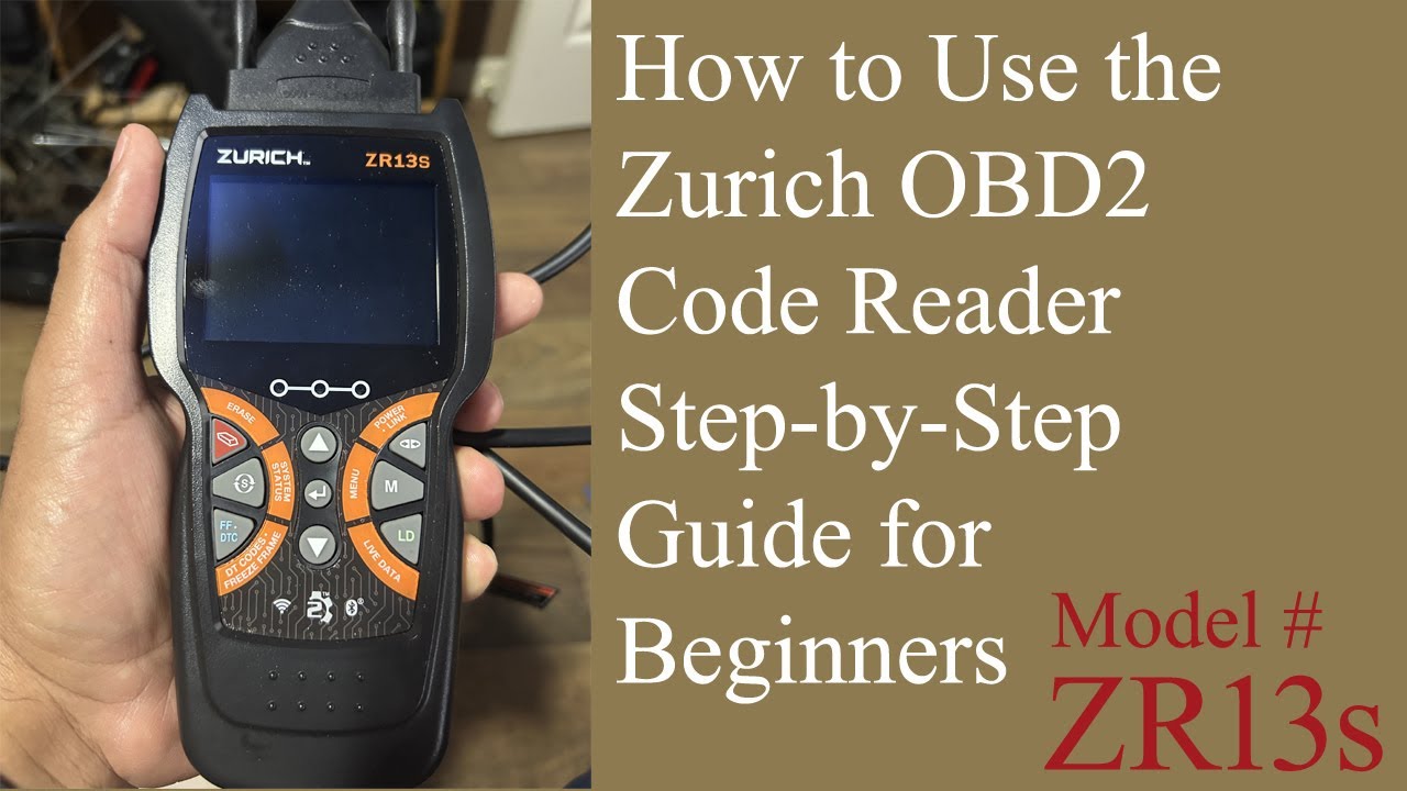 Как использовать считыватель кодов OBD2 Zurich (ZR13s): пошаговое руководство для начинающих