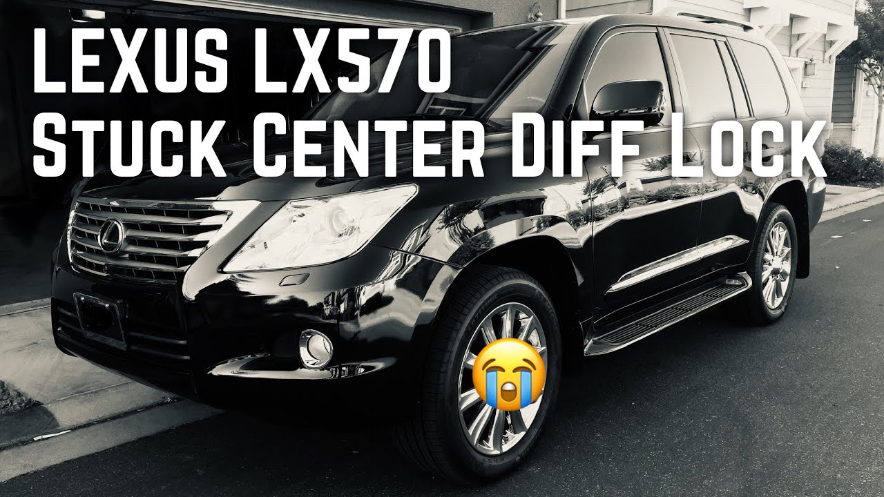 Индикатор блокировки центрального дифференциала Lexus LX570 мигает 😢