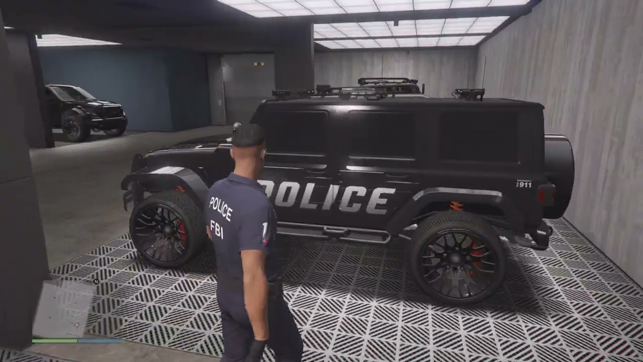 GTA V Online Showing all me modded Police Cars