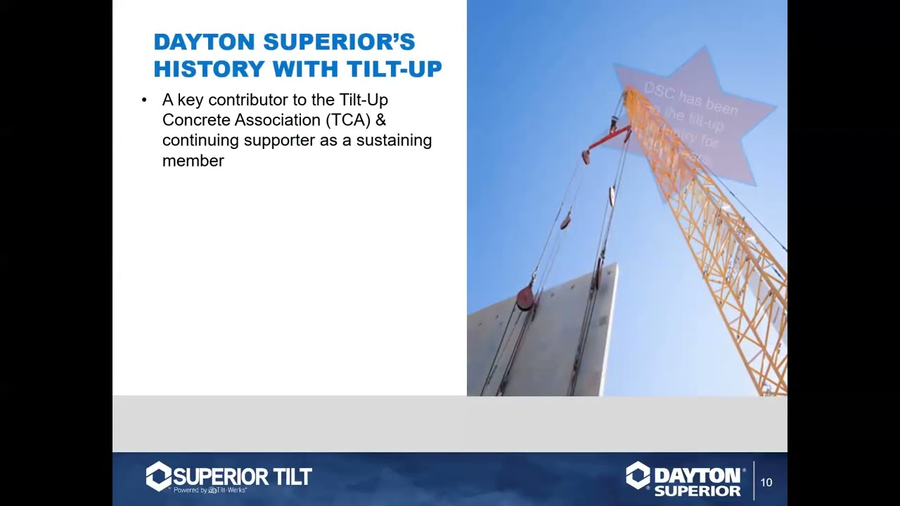 Анкеры и вставки Tilt-Up — вебинар-тренинг от Dayton Superior